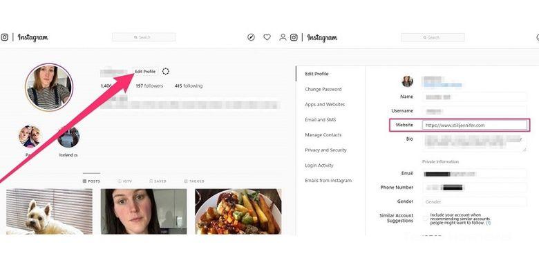 Cara Menambahkan Link Bio Instagram Terbaru Lewat Hp Dan Pc