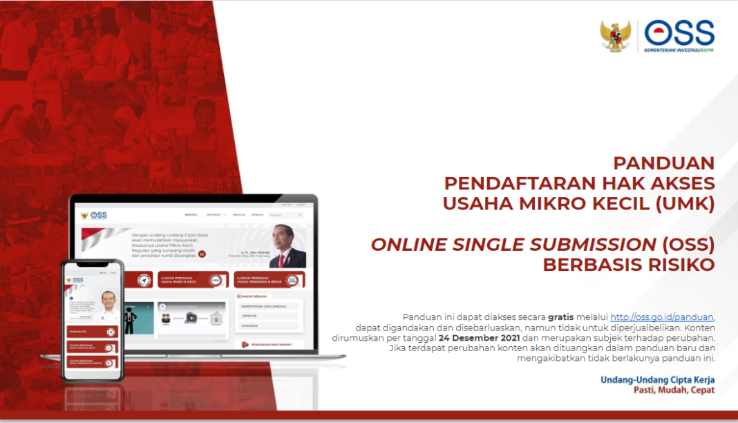 Cara Daftar OSS (Online) Untuk Pelaku UMKM Terbaru 2022