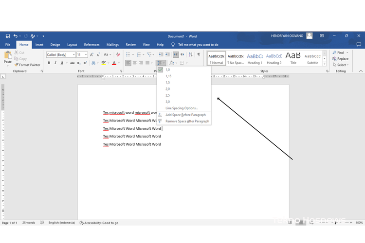 3 Cara Mengatur Spasi Di Word Agar Dukumen Lebih Rapi 6706