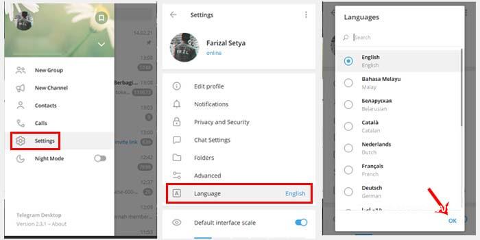 Cara Mengubah Bahasa Di Telegram Jadi Bahasa Indonesiadi