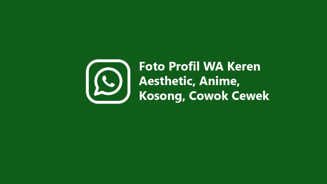 Kumpulan Gambar Foto Profil WA Kosong yang Aesthetic, Keren