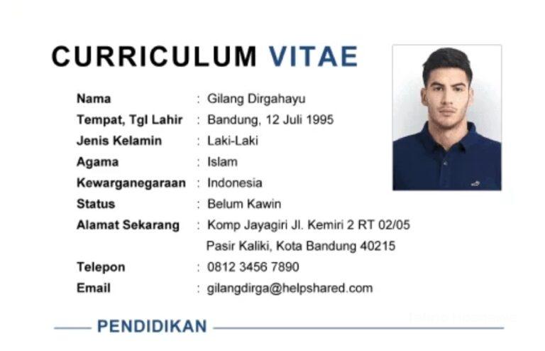 25+ Contoh Deskripsi Diri Dalam CV Singkat Jelas Disukai Rekruter