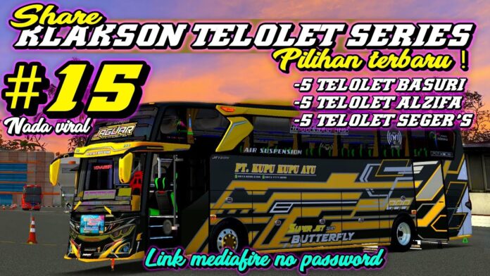 Download Klakson Telolet Basuri BUSSID Draka (V1 - V3 dan V4) Lengkap