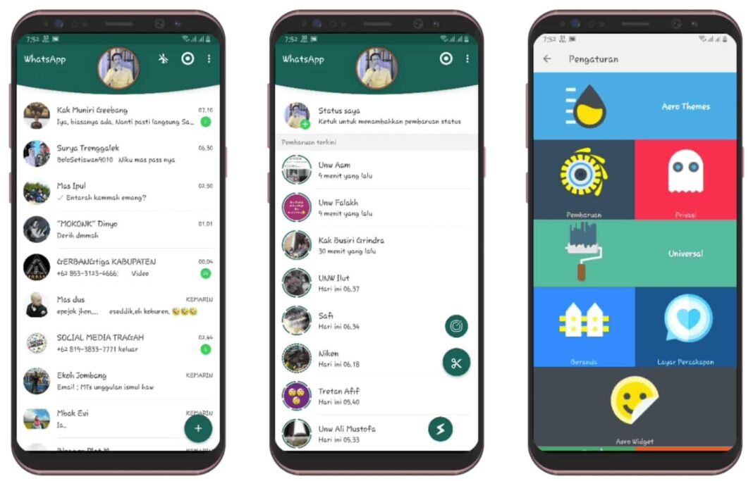 Download WhatsApp Aero V9.93-BETA Update Terbaru Maret 2024