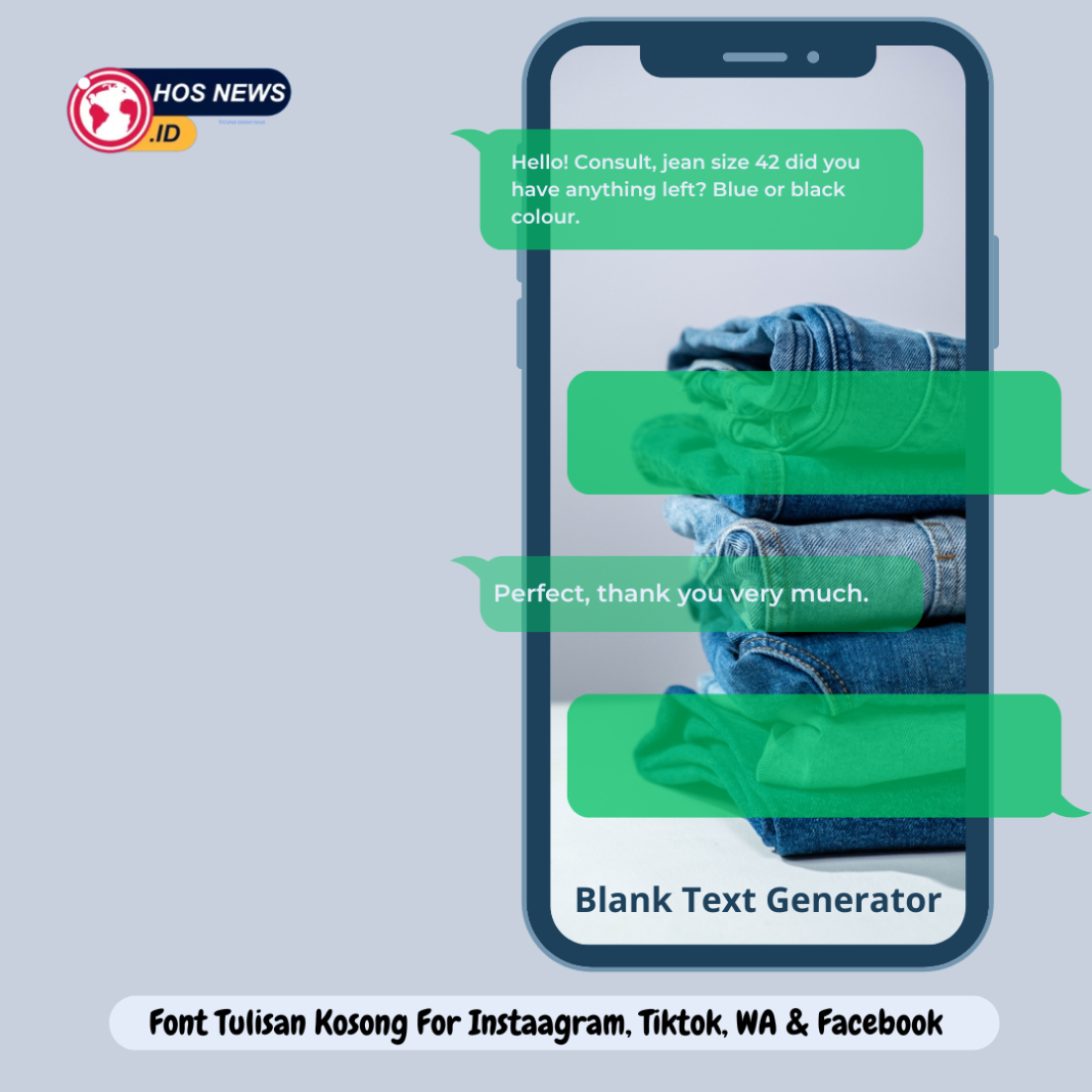 Blank Text Generator Copy And Paste Font Tulisan Kosong For Instaagram, Tiktok, WA