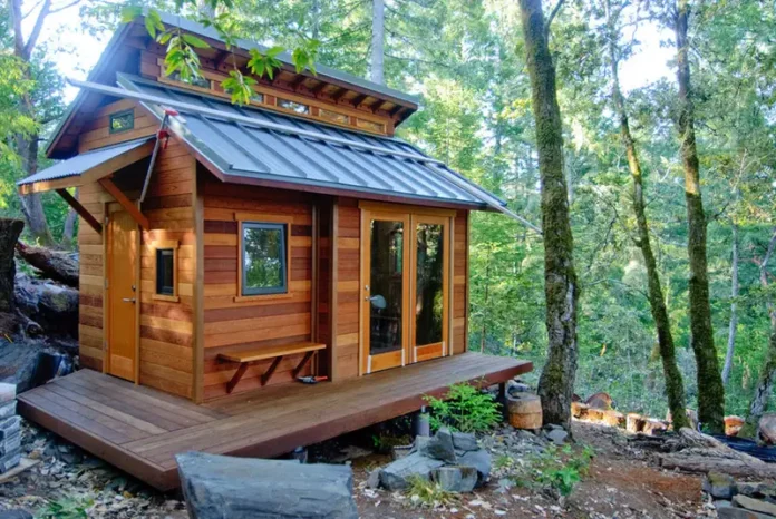 Contoh Desain Rumah Kayu Unik dan Cantik, Indah