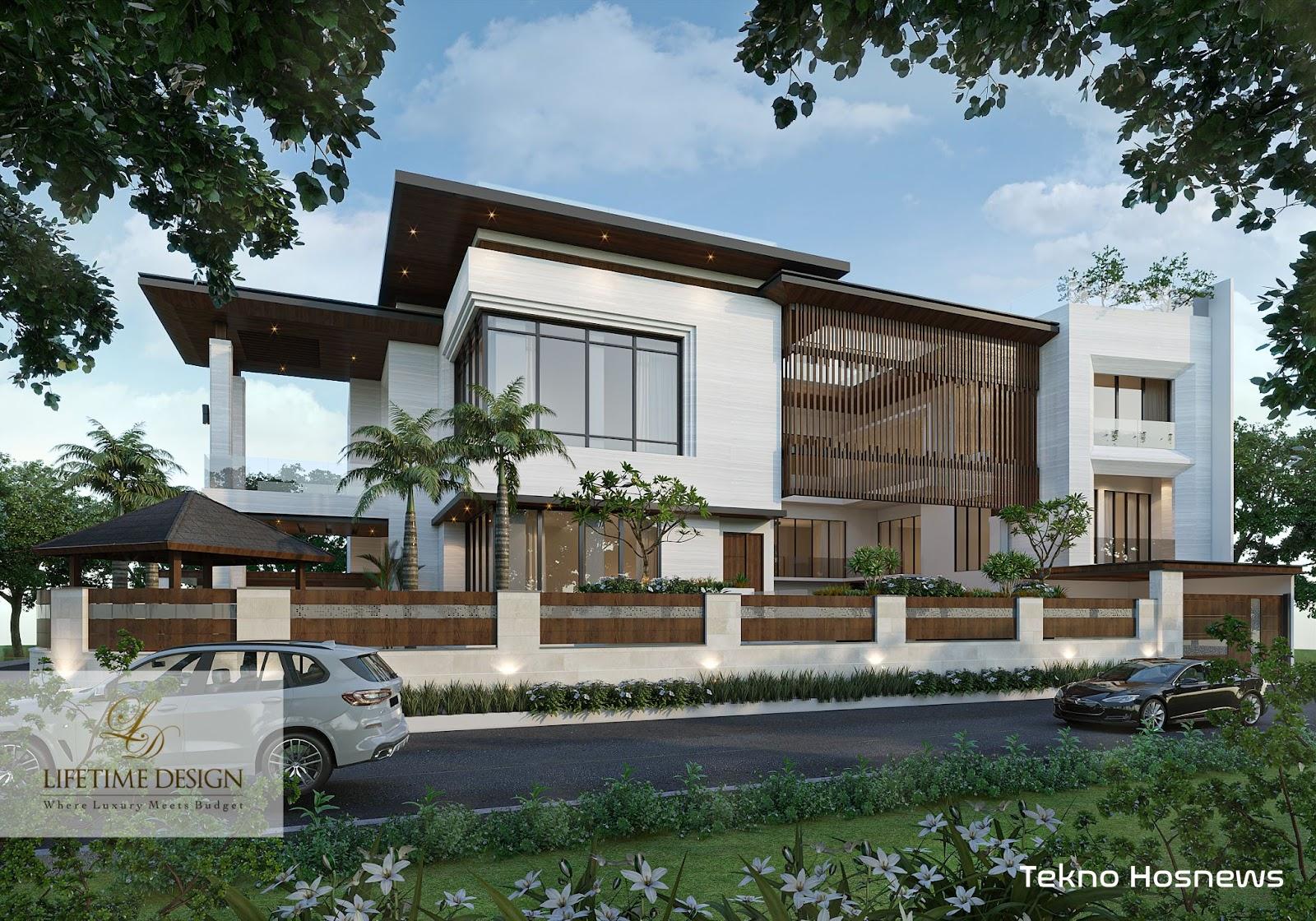 Rumah dengan desain minimalis modern