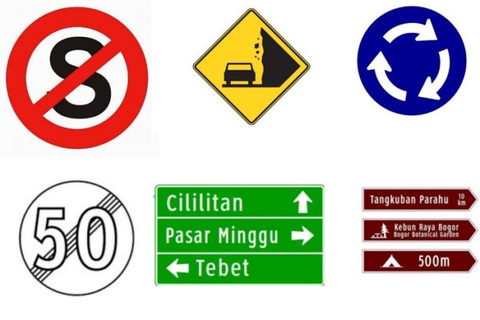 Lambang Rambu Lalu Lintas dan Artinya Penguna Jalan (Wajib) Paham