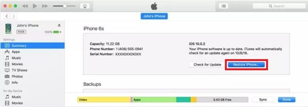 Cara Menghapus Jailbreak di iPhone Dengan Restore By iTunes
