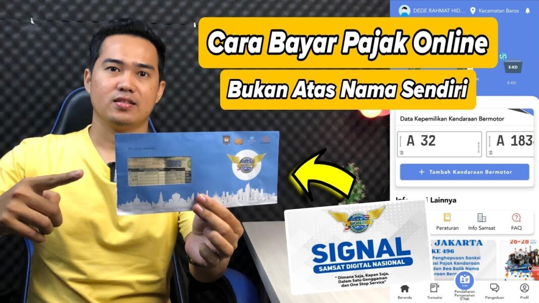 Cara Bayar Pajak Kendaraan Online