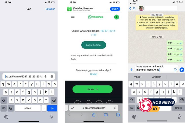 Membuat Link WhatsApp Otomatis
