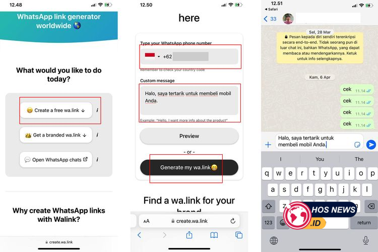 Cara Membuat Link WhatsApp Otomatis
