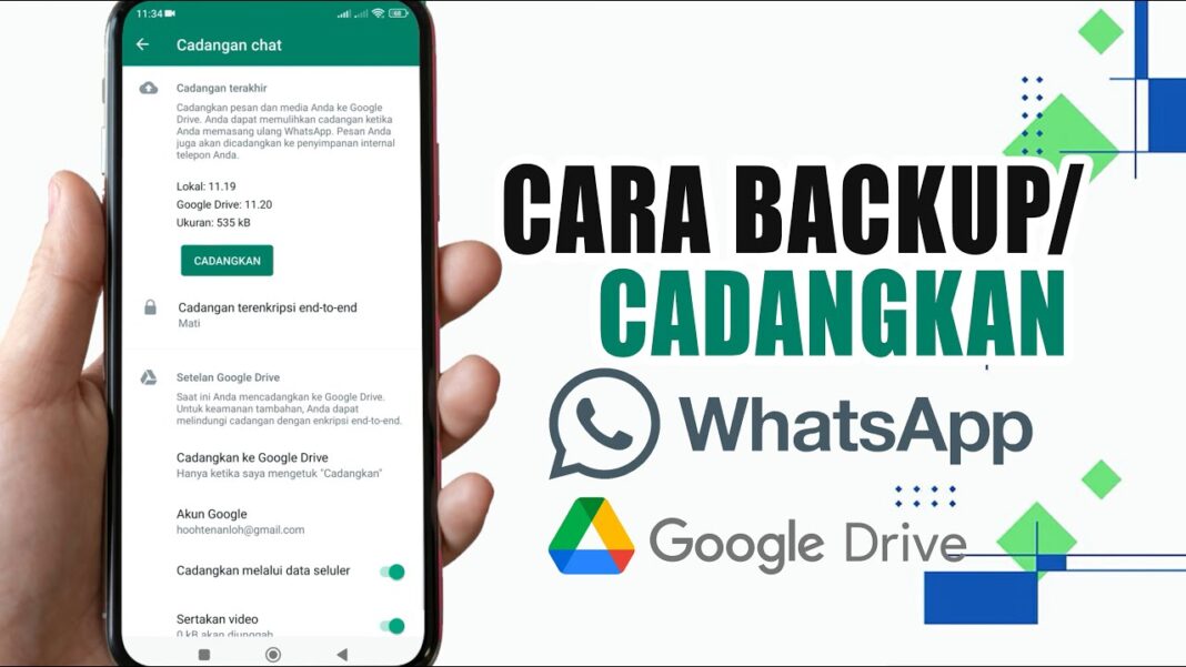 Cara Backup Chat WhatsApp ke Google Drive dan Restore-nya